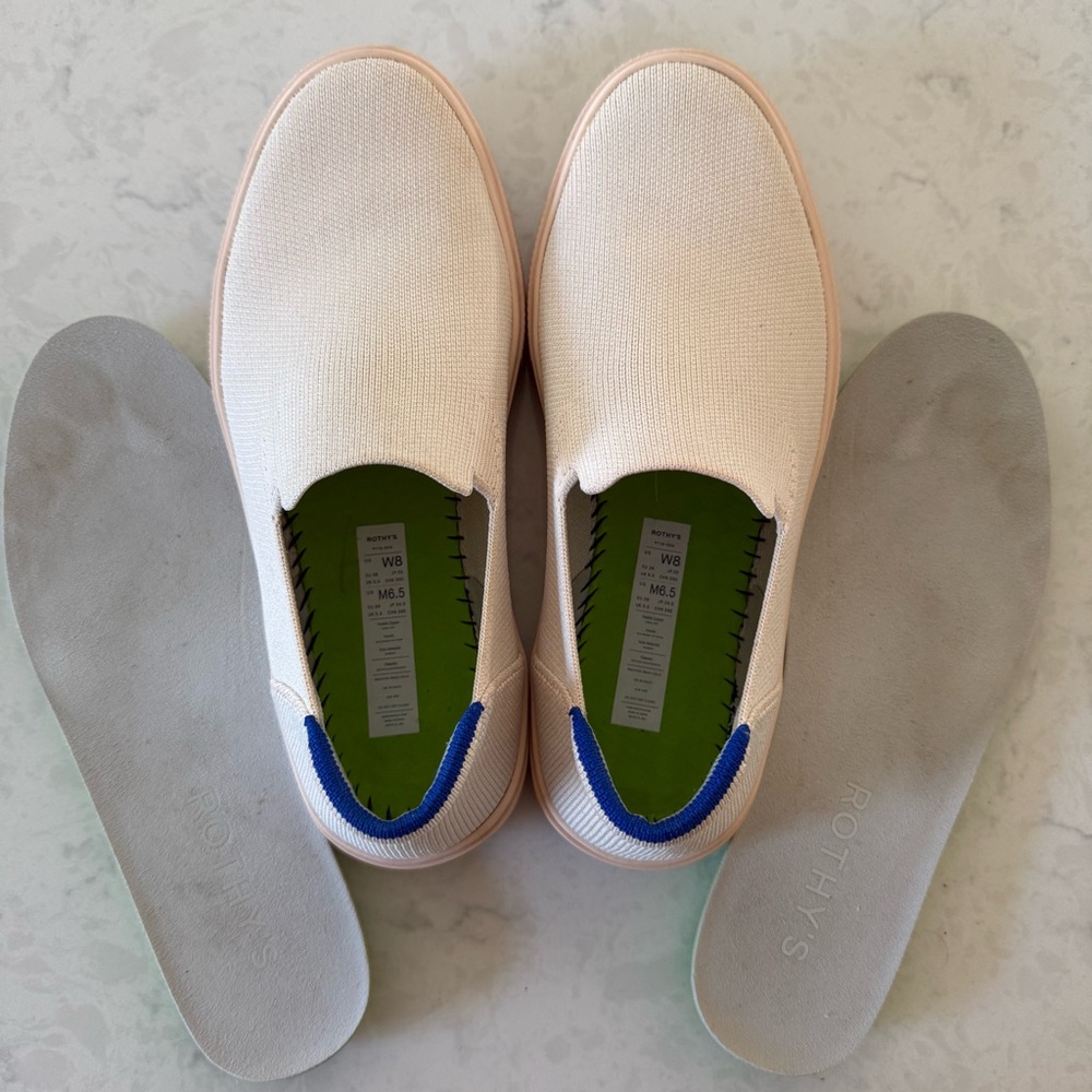 Rothy's Pink City Slip-On Sneakers - Picture 4 of 5